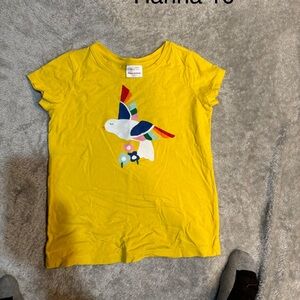 Hanna Yellow Kids T-Shirt with Bird Design 10